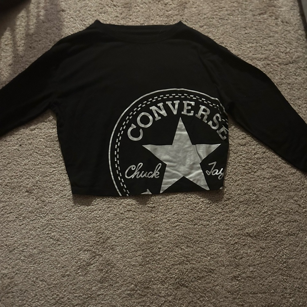 Converse crop top shirt